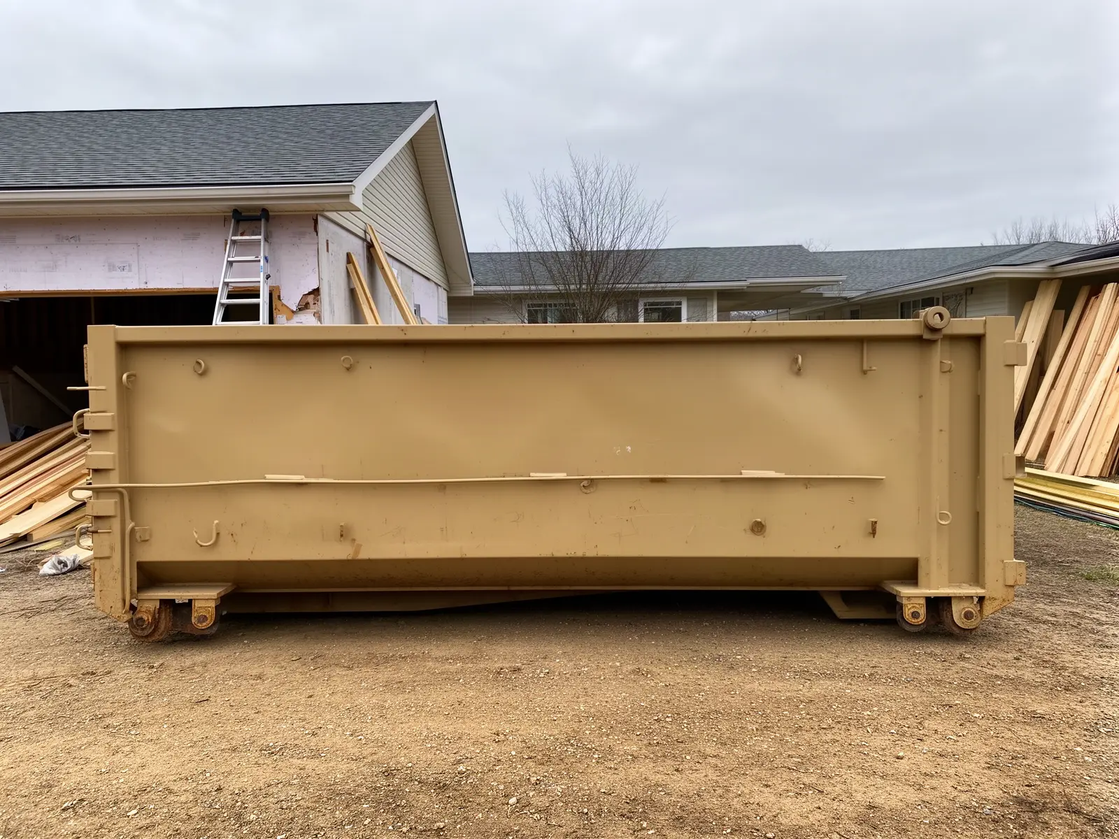 Roll-off dumpster from Easy Dumpster Rental Solutions in Minneapolis, MN